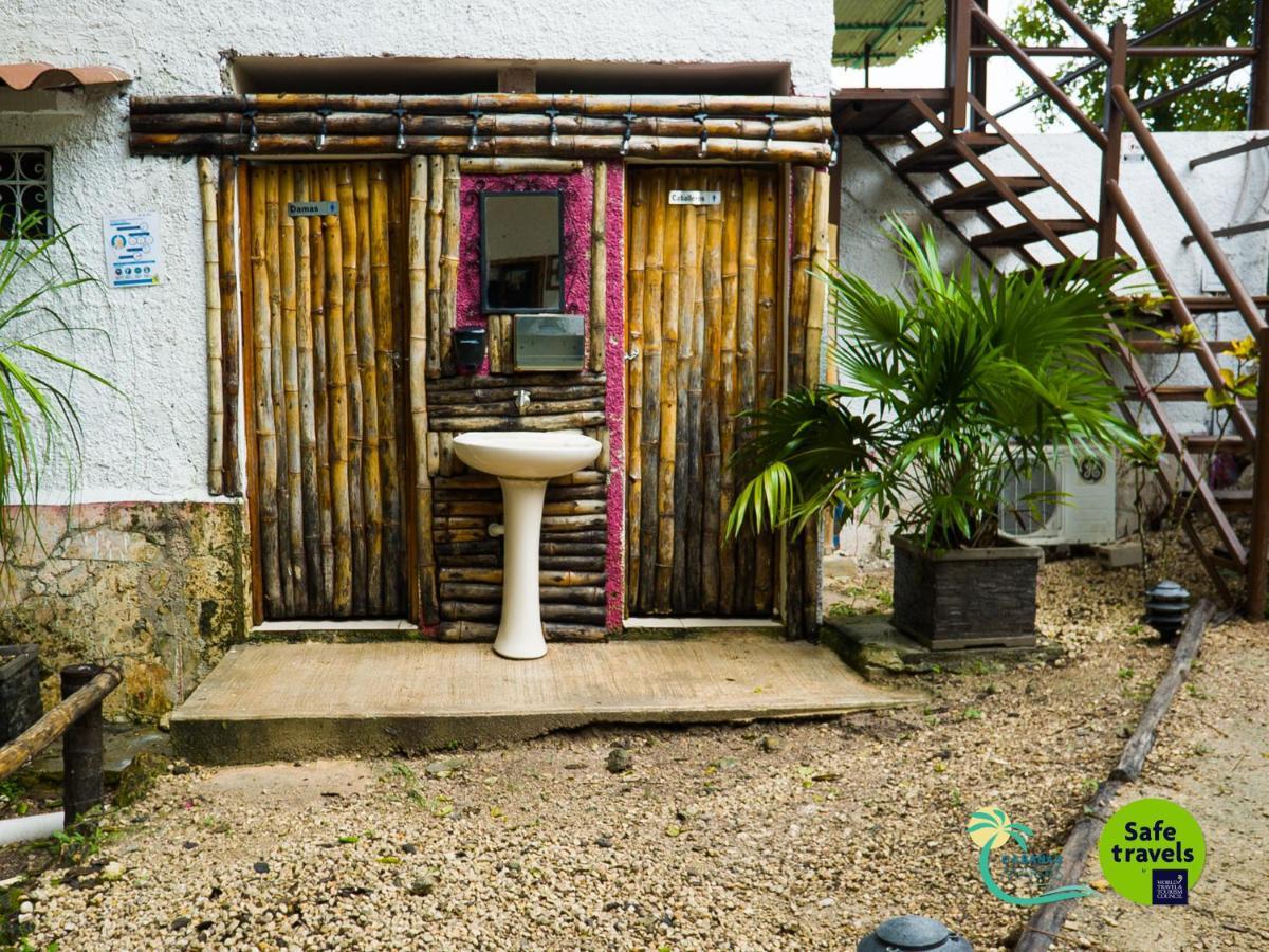 Cabanas Marias Lakefront Hotell Bacalar Exteriör bild